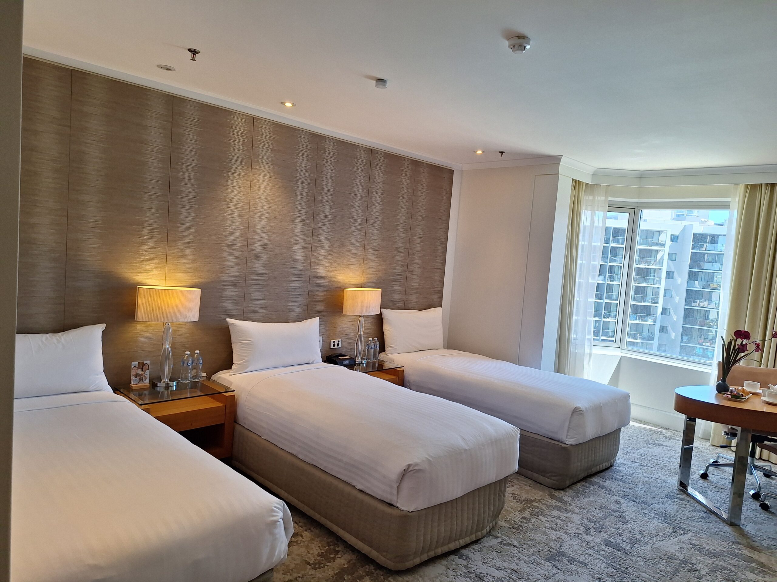 Hotel room with three bedroom